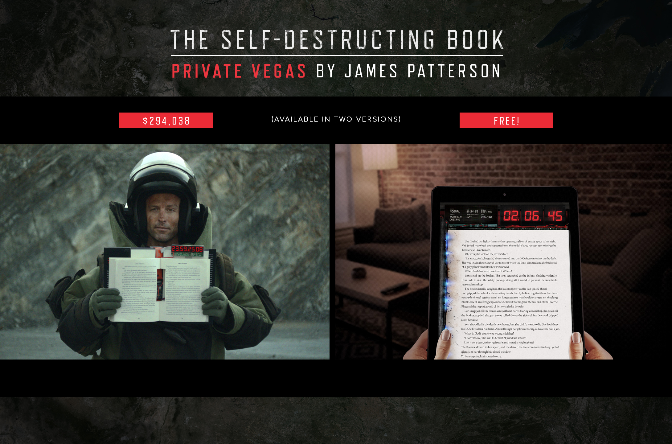 Private Vegas Patterson's Self-Destructing Book