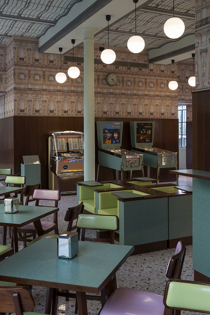 Cafe Designed by Wes Anderson