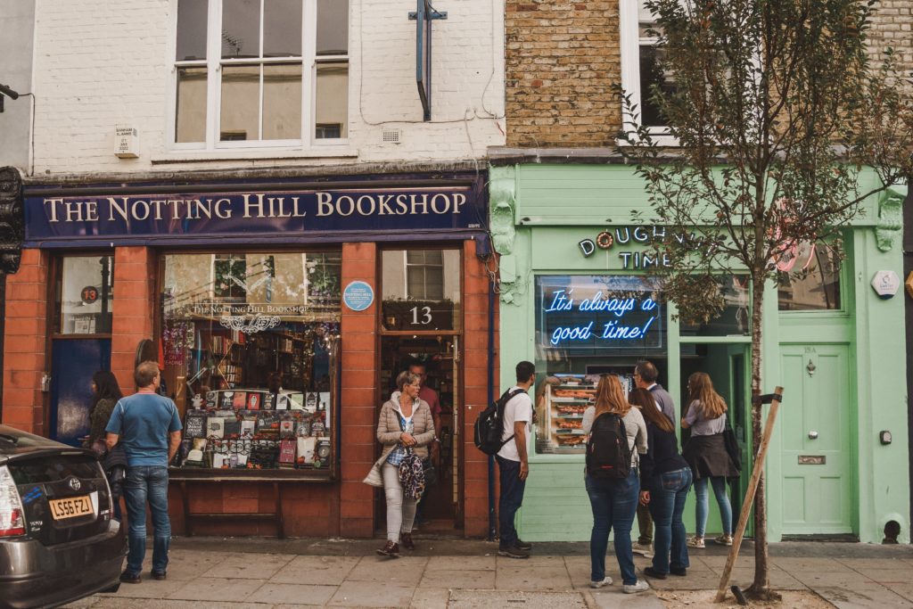 fashionable things to do in London, notting hill